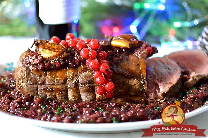 Recette rôti de filet de boeuf aux airelles