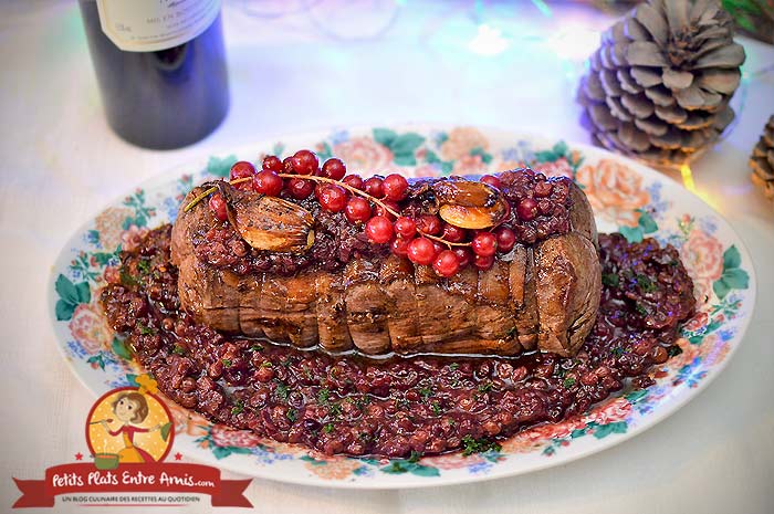 Rôti de filet de boeuf aux airelles la recette