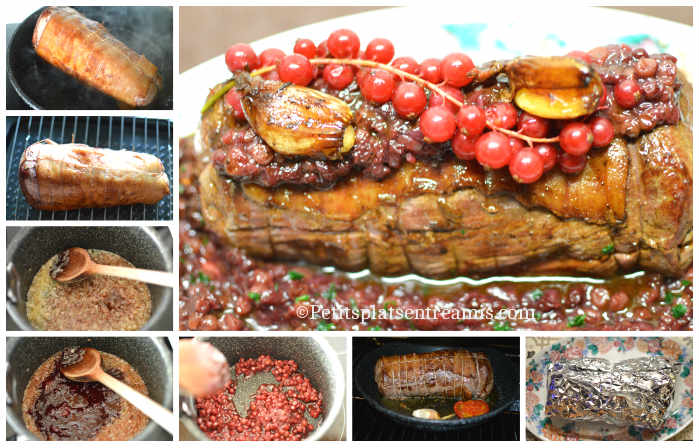 Cuisson rôti de filet de boeuf aux airelles