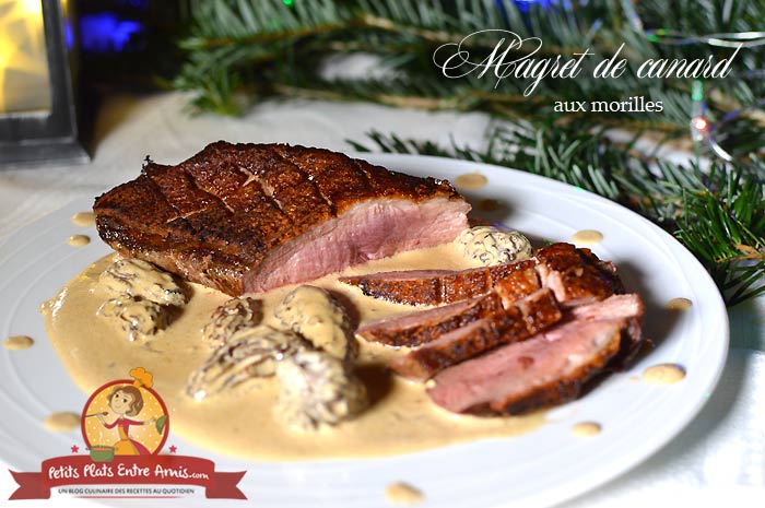 Magret de canard aux morilles