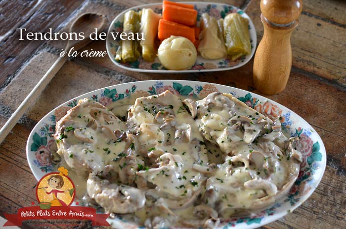 Tendrons de veau à la crème