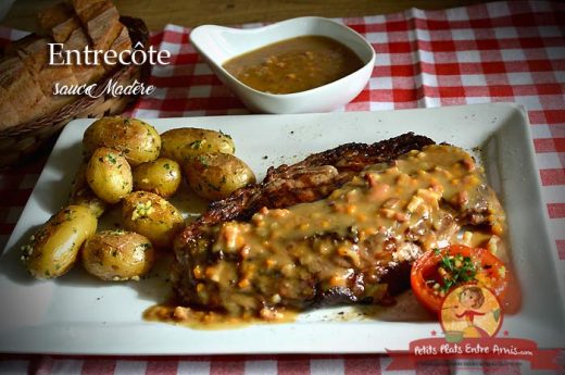 Entrecôte sauce madère