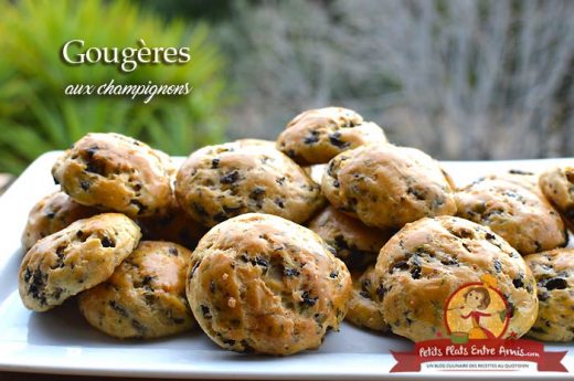 Gougères aux champignons