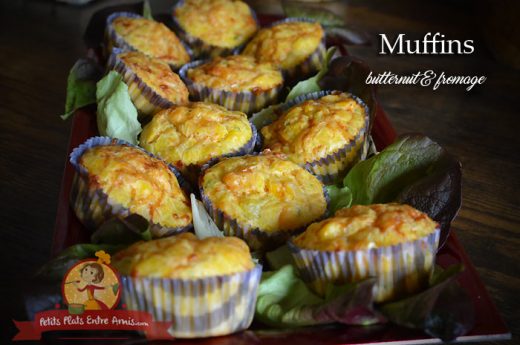 Muffins au butternut et fromage