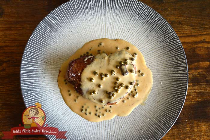 Chateaubriand au poivre vert la recette