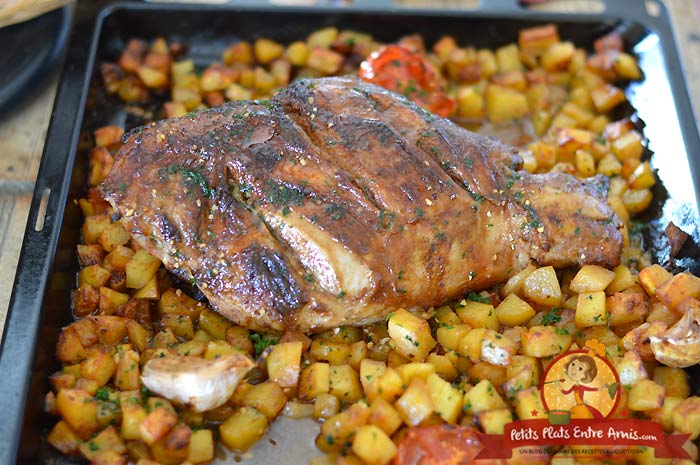 Gigot d'agneau aux pommes de terre et paprika la recette