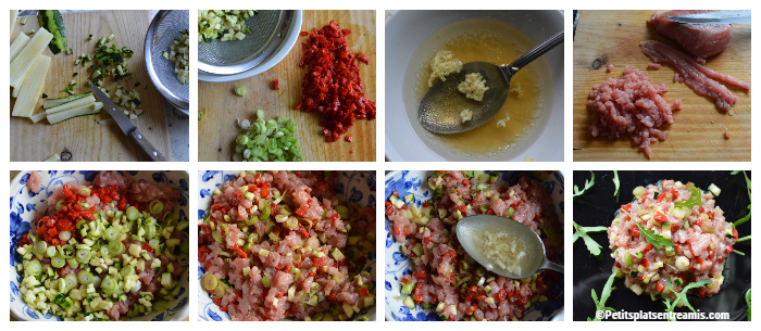 Préparation tartare de veau