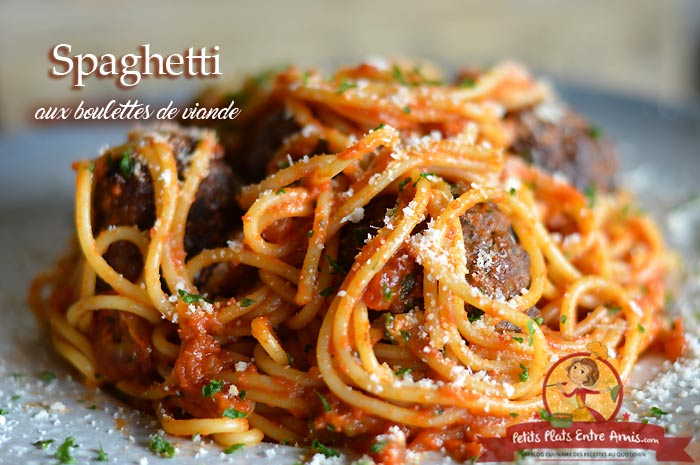 Spaghetti aux boulettes de viande