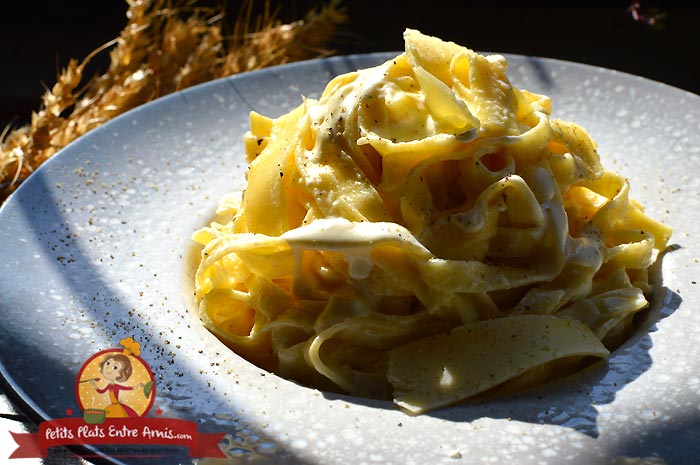 Tagliatelles à l'abondance la recette