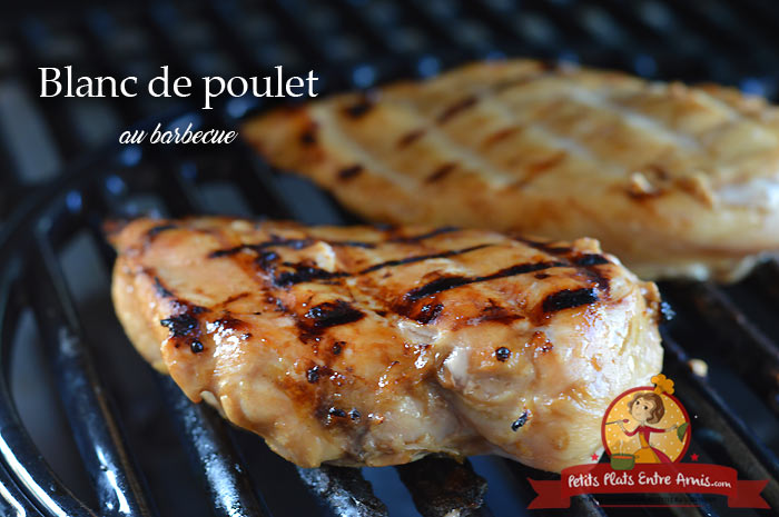 Blanc de poulet au barbecue