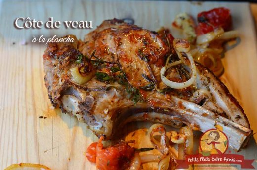 Côte de veau à la plancha