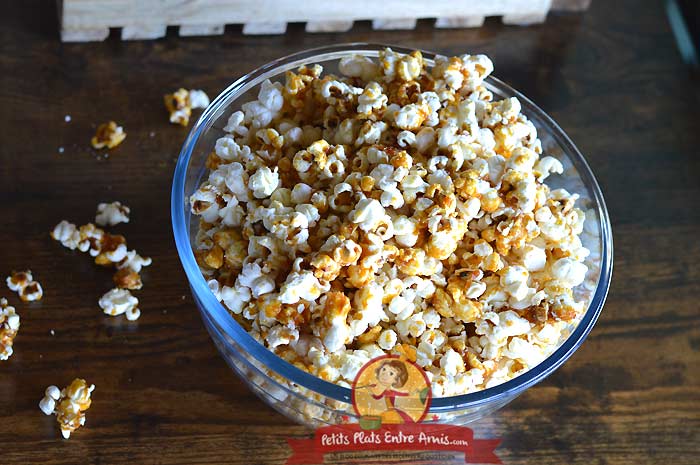 Popcorn caramélisé la recette