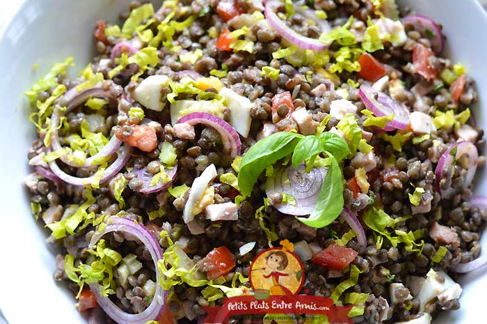 Recette salade de lentilles