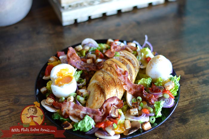 Salade au poulet la recette