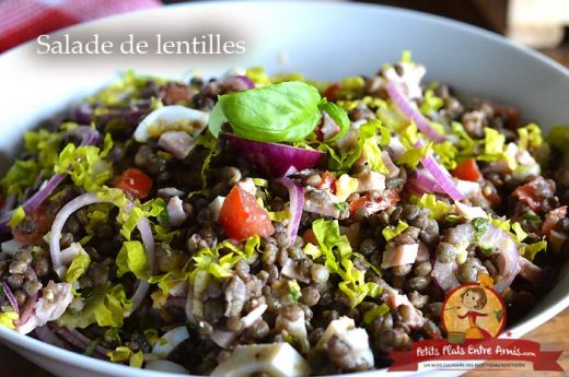 Salade de lentilles