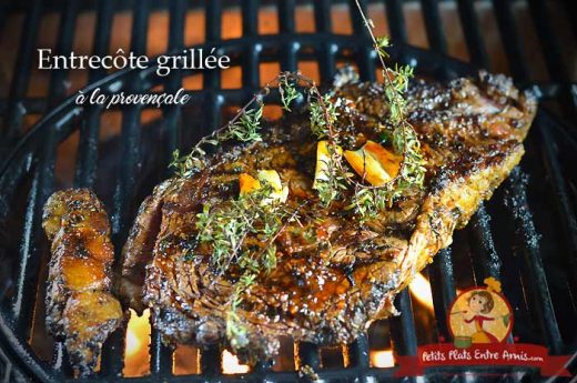 Entrecôte grillée à la provençale