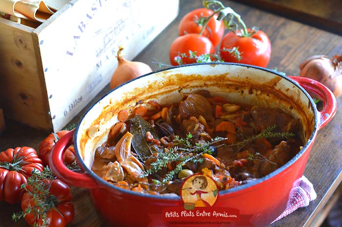 Estouffade de boeuf à la provençale la recette