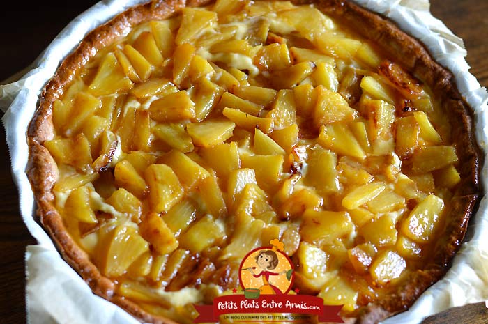 Recette tarte à l'ananas