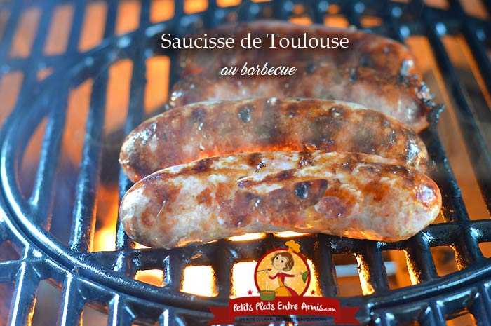 Saucisse de Toulouse au barbecue