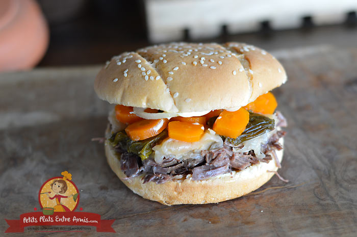 Recette burger de pot-au-feu