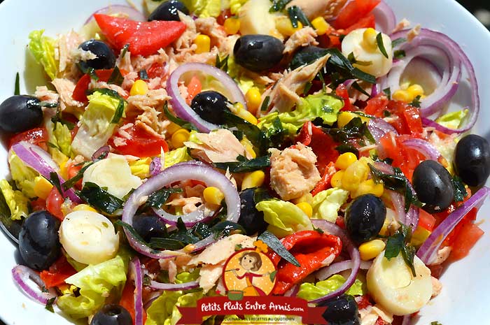 Recette salade de thon complète à l'estragon