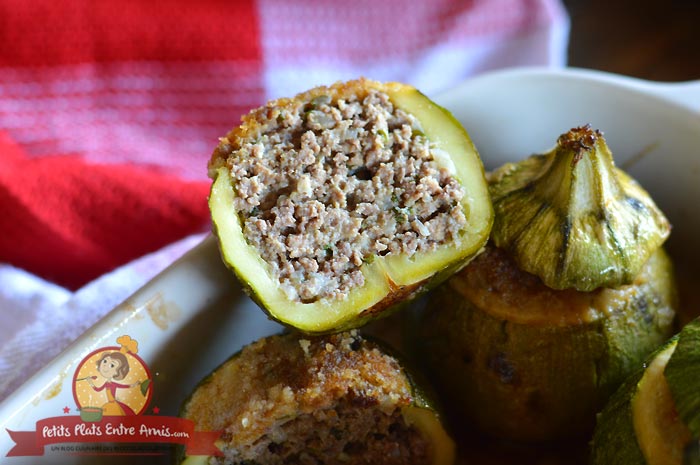 Cuisson courgettes farcies