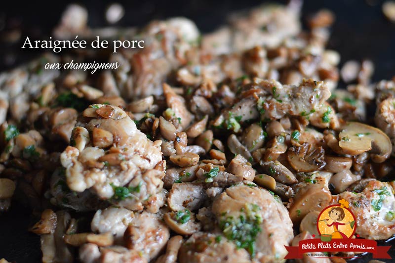 Araignée de porc aux champignons