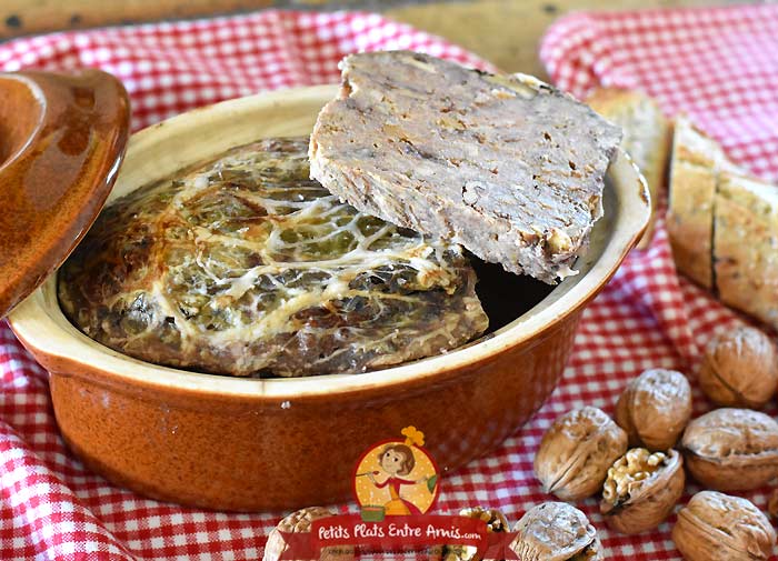 Recette pâté de campagne aux noix