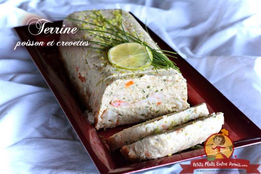 Terrine de poisson aux crevettes