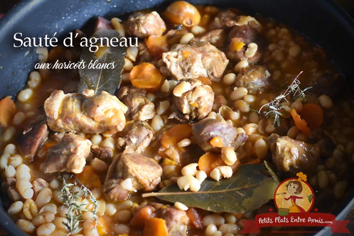 Sauté d'agneau aux haricots blancs