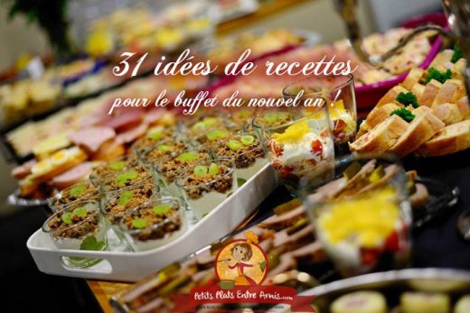 31 idées de recettes pour le buffet du nouvel an