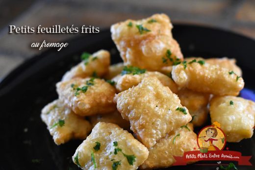 Petits feuilletés frits au fromage