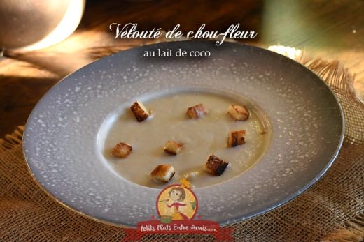 Velouté de chou-fleur au lait de coco