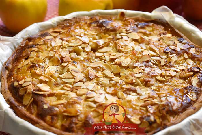 Recette tarte amandine aux pommes