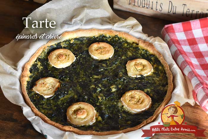 Tarte épinards et chèvre