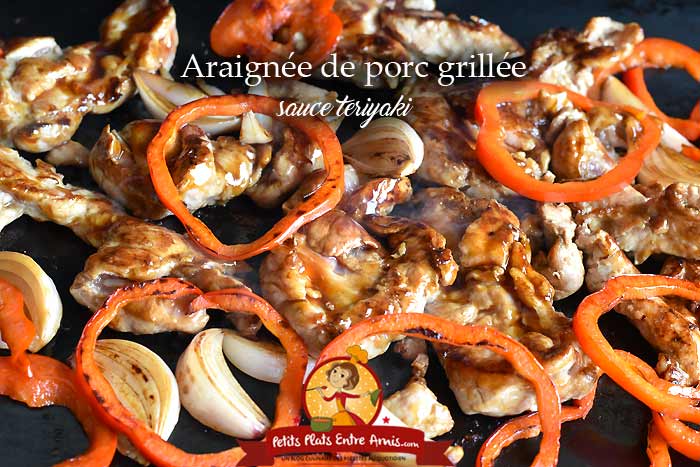 Araignée de porc grillée sauce teriyaki