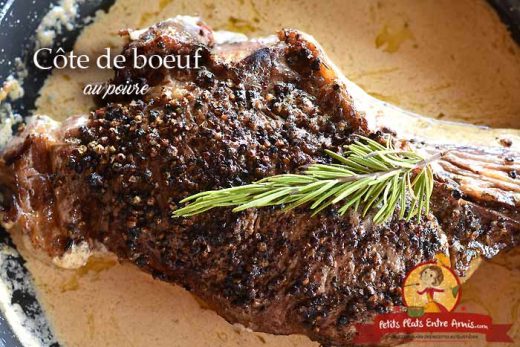 Côte de boeuf au poivre