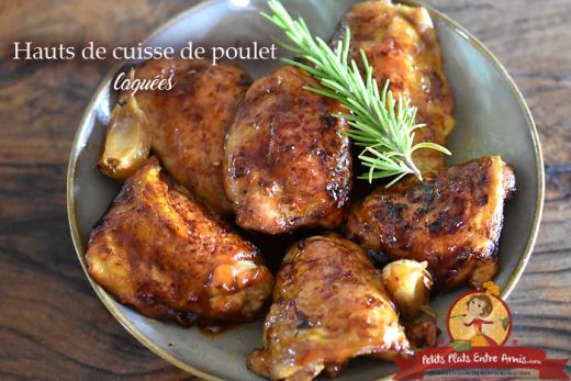 Hauts de cuisses de poulet laquées