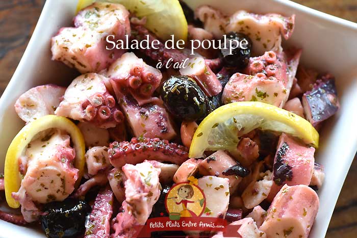 Salade de poulpe à l'ail