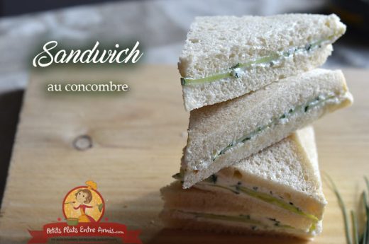 Sandwich au concombre