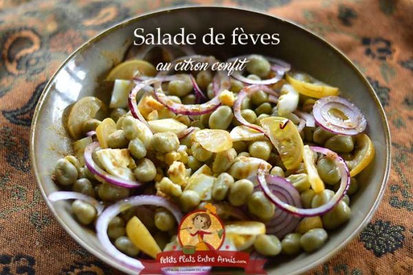 Salade de fèves aux citrons confits | Petits Plats Entre Amis