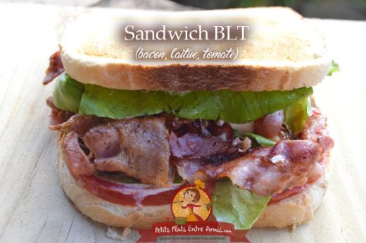 Sandwich BLT (bacon - laitue - tomate)