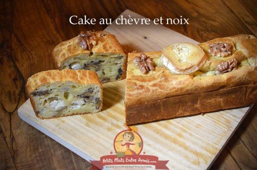 Cake au chèvre et noix