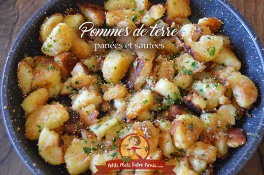 Pommes de terre panées et sautées