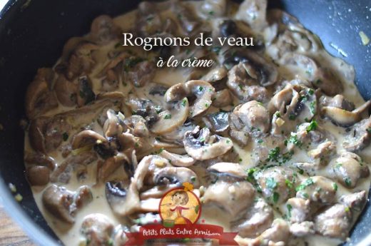 Rognons de veau à la crème