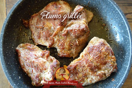 Pluma de porc ibérique grillée