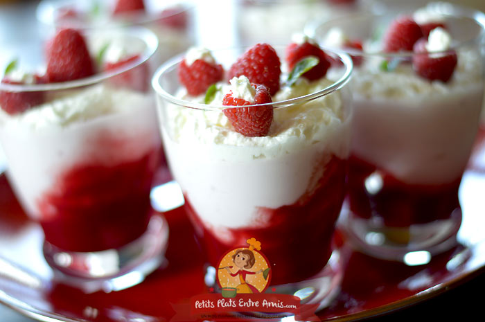 Recette coupe viennoise aux framboises