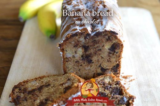 Banana bread au chocolat