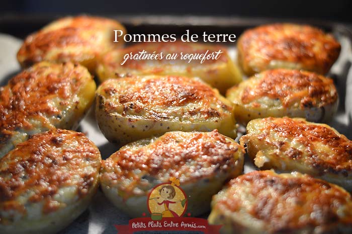 Pommes de terre gratinées au Roquefort