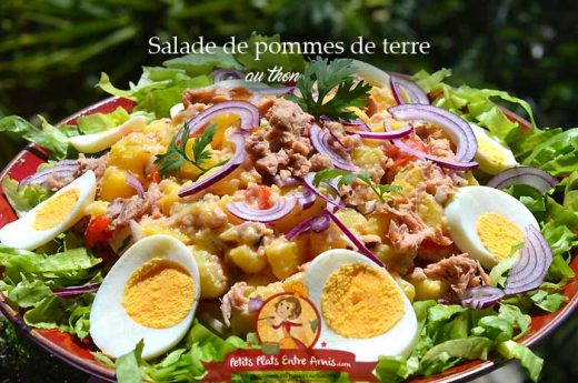 Salade de pommes de terre au thon